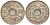 Франция 5 сантимов 1935 KM 875 медно-никель 4596-633
