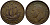 Великобритания 1/2 пенни 1944 Георг VI (1936-1952) KM 844, Spink 4115 бронза 57-352