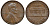 США 1 ЦЕНТ 1969 D, ЛИНКОЛЬН KM 201 медь цинк 72-1122