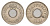 Фиджи 1/2 пенни 1941 Георг VI (1936-1952) KM 14 медно-никель aUNC 4127-1944