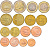 ГРЕЦИЯ ЕВРОНАБОР ИЗ 8 МОНЕТ 2007 1, 2, 5, 10, 20, 50 ЕВРОЦЕНТОВ, 1 И 2 ЕВРО UNC 68-921
