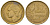 Франция 10 франков 1953 петух KM 915.1, Le Franc 363.8 алюминиевая бронза 4164-1161