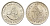 ЮАР 10 центов 1961 Ян ван Рибек KM 60 серебро UNC 84-234