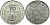 ГДР 10 марок 1990 A, 100 летие празднования 1 мая KM 136, J. 1637 медно-никель UNC 4394-325