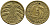 Германия 5 рейхспфеннигов 1925 F, small "5" KM 39 алюминиевая бронза 4516-528