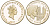 Гернси 1 фунт 1997 Елизавета и Филлип, золотая свадьба KM 70 серебро PROOF 1094-7-44