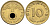 Германия 10 рейхспфеннигов 1939 J KM 92, J.364 алюминиевая бронза 4584-545