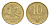 Литва 10 центов 1998 KM 106 никель латунь 4115-744