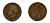 Великобритания 1 пенни 1920 Георг V (1910-1936) КМ 810, Spink 4051 бронза 47-413