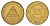Никарагуа 25 сентаво 2014 KM 104 сталь плакированная латунью UNC 4641-321