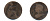 Великобритания 1/2 пенни 1899 Виктория (1837-1901) KM 789, Spink 3962 бронза 4379-655