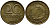 ГДР 20 пфеннигов 1969 А, первый год KM 11 латунь UNC 4397-415