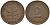 ФРГ 2 пфеннига 1958 F J.381  KM 106 бронза    4598-648