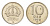 Швеция 10 эре 1950 Густав V (1907-1950) KM 813 серебро 4124-815