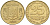 Украина 25 копеек 1992 KM 2.1а латунь 3999-754