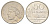 Бразилия 50 сентаво 1975 KM 580b нержавеющая сталь UNC 4642-1125