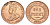 Австралия 1 пенни 1934 Георг V (1910-1936) KM 23 бронза 4645-1032