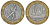 Франция 10 франков 1991 тип гений Бастилии KM 964.1, Le Frank 375.6 биметалл 45-833