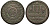 Оснабрюк 3 пфеннига 1726 IW Kennepohl 481 медь 00-00