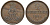 Брауншвейг-Каленберг-Ганновер 2 пфеннига 1861 B, Георг V (1851-1866) KM 234,aKS 153, J. 91 медь 4142-327