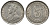 Стрейтс-Сетлментс 5 центов 1919 Георг V (1910-1936) KM 31 серебро 54-414