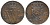 НИДЕРЛАНДЫ 1/2 ЦЕНТА 1859 ВИЛЬЯМ III (1849-1890) KM 90 медь 100-843