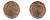 Великобритания 1 пенни 2008 Елизавета II (1952-2022) KM 1107, Spink B6 сталь плакированная медью 177-1145