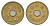 Япония 5 йен 1983 Yr. 58, Хирохито (1925-1989) Y 72a латунь 4647-1161