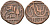 Индия, Гвалиор (Gwalior) 1 пайса ND год 23, Jayaji Rao (1843-1886), вес 9,81 гр. KM 145 медь 00-00