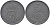 Дания 5 эре 1960 C; S, Фредерик IX (1947-1972) KM 843.2 цинк 38-416