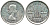 Австралия 3 пенса 1960 m, Елизавета II (1952-2022) KM 57 серебро 71-633