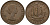 Великобритания 1/2 пенни 1957 Елизавета II (1952-2022) KM 896, Spink 4158 бронза 4159-752