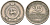 Цейлон 25 центов 1965 KM 131 медно-никель 4567-155