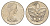Новая Зеландия 10 центов 1980 Елизавета II (1952-2022), маска маори KM 41 медно-никель 4652-644