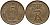 Дания 5 эре 1963 C; S, Фредерик IX (1947-1972) KM 848.1 бронза 31-544