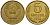 СССР 5 копеек 1991 Y 129a латунь UNC 4517-344