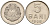 Румыния 5 бани 1966 год тип KM 92 сталь плакированная никелем  UNC  4598-444