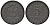 Германия 5 пфеннигов 1921 A KM 19, J. 297, Weege 5 железо 4118-1123
