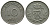 ДАНИЯ 10 ЭРЕ 1954 N; S, ФРЕДЕРИК IX (1947-1972) KM 841.1 медно-никель 83-1211