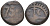 Индия, Мадрас (Madras) дуду (dudu) (10 кэш) 1756 вес 5,53 гр. KM 306 медь 93-136