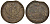 Россия 2 копейки 1813 ЕМ-НМ, Александр I (1801-1825) брак заготовки Биткин 353 медь 221-636