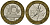 Франция 10 франков 1990 тип Гений Бастилии KM 964.1, Le Frank 375.5 биметалл 4135-541