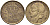 БЕЛЬГИЯ 50 САНТИМОВ 1955 BELGIQUE KM 144 бронза 4392-816