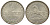 Брауншвейг-Каленберг-Ганновер 1/2 грошена 1865 В, Георг  V (1851-1866) KM 235, AKS 149 серебро  aUNC  413-2724