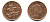 Великобритания 2 пенса 2001 Елизавета II (1952-2022) KM 987, Spink 4690 (C5) сталь плакированная медью UNC 89-555