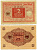 ГЕРМАНИЯ 2 МАРКИ 1920 1 МАРТА 1920, ВЕЙМАРСКАЯ РЕСПУБЛИКА, КРАСНАЯ, СЕРИЯ 45 Pick 59, Rosenberg 65b бумага 7523-16-4
