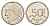 Бельгия 50 франков 1987 Belgie, Бодуэн I (1951-1993) KM 169 никель 3459-912
