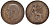 Великобритания 1 пенни 1921 Георг V (1910-1936) KM 810, Spink 4051 бронза 4123-1141