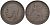 Великобритания 1/2 пенни 1925 Георг V (1910-1936), штрих на A - прямой KM 824, Spink 4057 бронза 4146-146