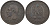 Франция 10 сантимов 1855 B, Наполеон III (1852-1870) KM 771.2, Le Franc 133.21 бронза 97-1044